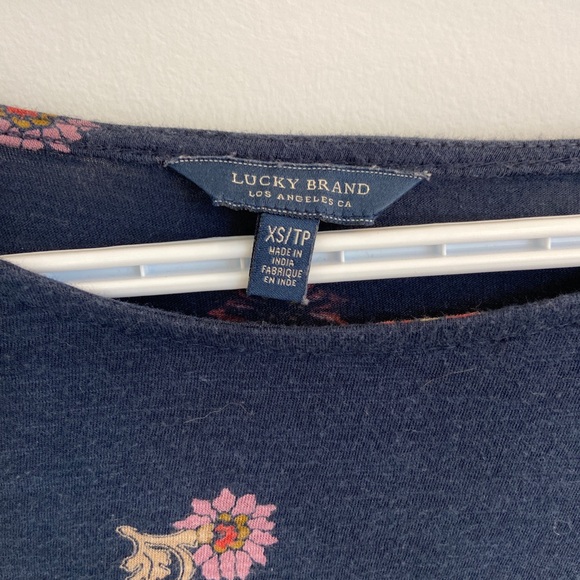 Lucky Brand bell sleeve top - Picture 3 of 5